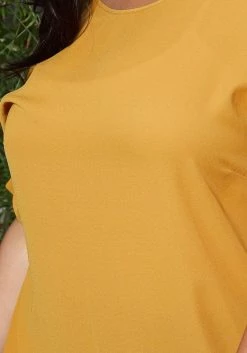 Pleione Round Neck Self-tie Short Sleeve Top Plus Size Women Clothing -Asoph Sales Shop 2000258 159 4