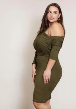 Asoph Women Clothing Plus Size One Shoulder Bodycon Dress -Asoph Sales Shop 2002490 125 3