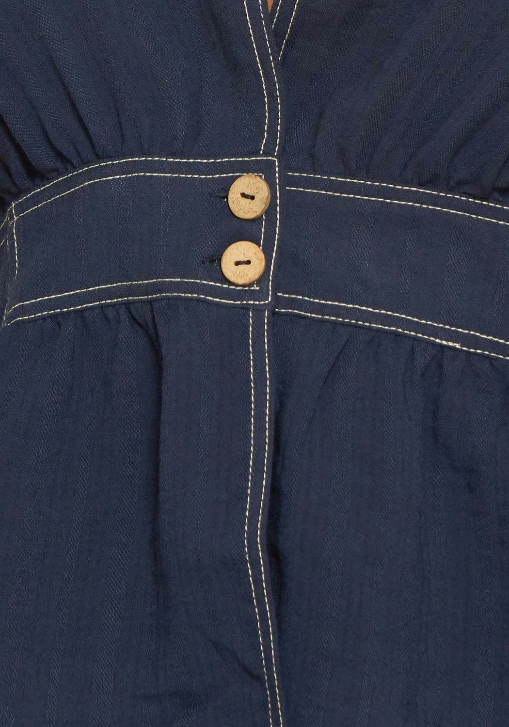 Nurode Plus Size Denim Blouse 3 Nurode Plus Size Denim Blouse - Image 3