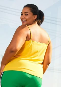 Pleione Plus Size Womens Petal Edged Cami Blouse -Asoph Sales Shop 2006684 105 3