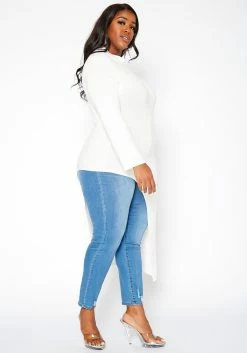 Asoph Plus Size Asymmetric High Low Fashion Top 7 Asoph Plus Size Asymmetric High Low Fashion Top -Asoph Sales Shop 2007467 135 2