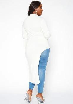 Asoph Plus Size Asymmetric High Low Fashion Top 8 Asoph Plus Size Asymmetric High Low Fashion Top -Asoph Sales Shop 2007467 135 3