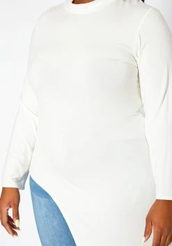 Asoph Plus Size Asymmetric High Low Fashion Top 9 Asoph Plus Size Asymmetric High Low Fashion Top -Asoph Sales Shop 2007467 135 4