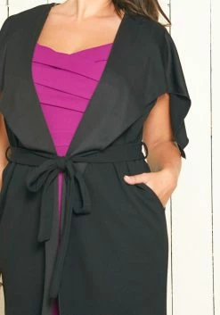 Asoph Plus Size Oversized Collar Vest -Asoph Sales Shop 2007820 001 4