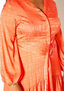 Asoph Plus Size Pleated Button Up Maxi Dress -Asoph Sales Shop 2010008 109 4