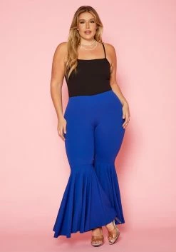 Plus Size Bell Bottom Flared Pants -Asoph Sales Shop 2010101 003 0