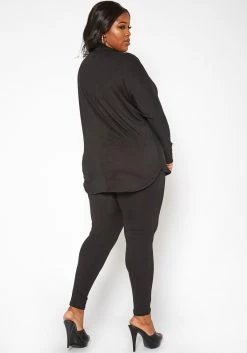 Asoph Plus Size Chill In Mock Neck Sweater & Leggings Set -Asoph Sales Shop 2011535 001 3