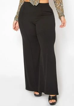 Asoph Plus Size High Rise Trouser Pants -Asoph Sales Shop 2012384 001 1