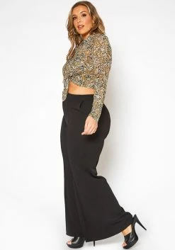 Asoph Plus Size High Rise Trouser Pants -Asoph Sales Shop 2012384 001 2