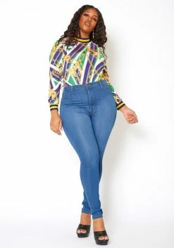 Vibrant Plus Size High Waisted Everyday Skinny Denim Jean -Asoph Sales Shop 2013644 938 1