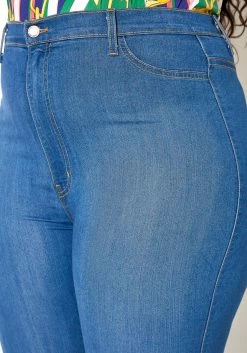 Vibrant Plus Size High Waisted Everyday Skinny Denim Jean -Asoph Sales Shop 2013644 938 4