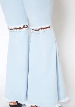 Vibrant Plus Size Womens Bold Flare Hem Denim Jean -Asoph Sales Shop 2013651 940 4