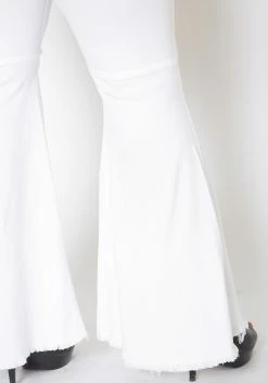 Vibrant Plus Size Knee Distressed Retro Bell Bottom Jean -Asoph Sales Shop 2013666 002 4