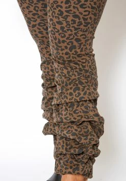 Vibrant Plus Size Womens Leopard Ankle Scrunched Jean 9 Vibrant Plus Size Womens Leopard Ankle Scrunched Jean -Asoph Sales Shop 2013669 361 2