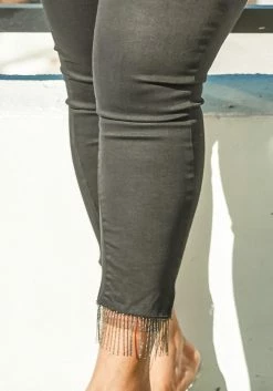 Asoph Plus Size Low Rise Beaded Ankle Skinny Jeans -Asoph Sales Shop 2014114 001 3