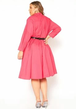 Asoph Plus Size Oversized Button Up Shirt Dress -Asoph Sales Shop 2015670 148 4