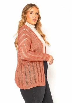 Asoph Plus Size Distressed Open Front Cardigan -Asoph Sales Shop 2016056 186 2