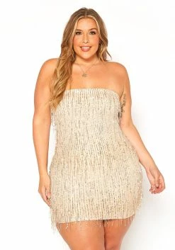 Asoph Plus Size Dazzling Sequin Bodycon Mini Dress -Asoph Sales Shop 2016119 191 1