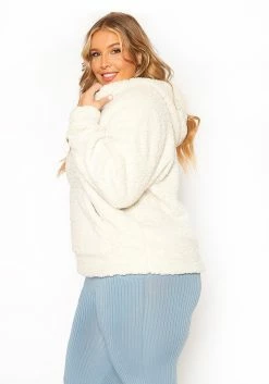 Asoph Plus Size Cozy Snow Sherpa Hoodie -Asoph Sales Shop 2016251 135 3