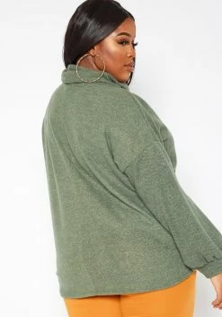 Asoph Plus Size Funnel Neck Drawstring Hem Sweater -Asoph Sales Shop 2016848 125 2