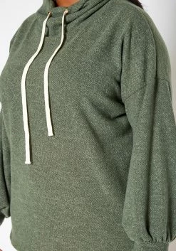 Asoph Plus Size Funnel Neck Drawstring Hem Sweater -Asoph Sales Shop 2016848 125 4