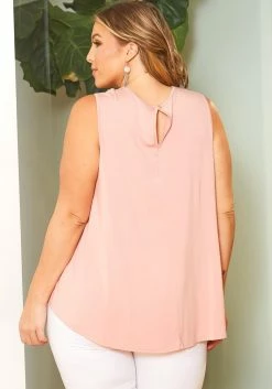 Asoph Plus Size Crochet Lace Detailed Tank Blouse -Asoph Sales Shop 2016934 119 3