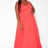 Asoph Plus Size Casual Fit & Flare Maxi Dress