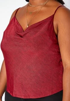 Asoph Plus Size Cowl Neck Cami Top -Asoph Sales Shop 2017178 110 4