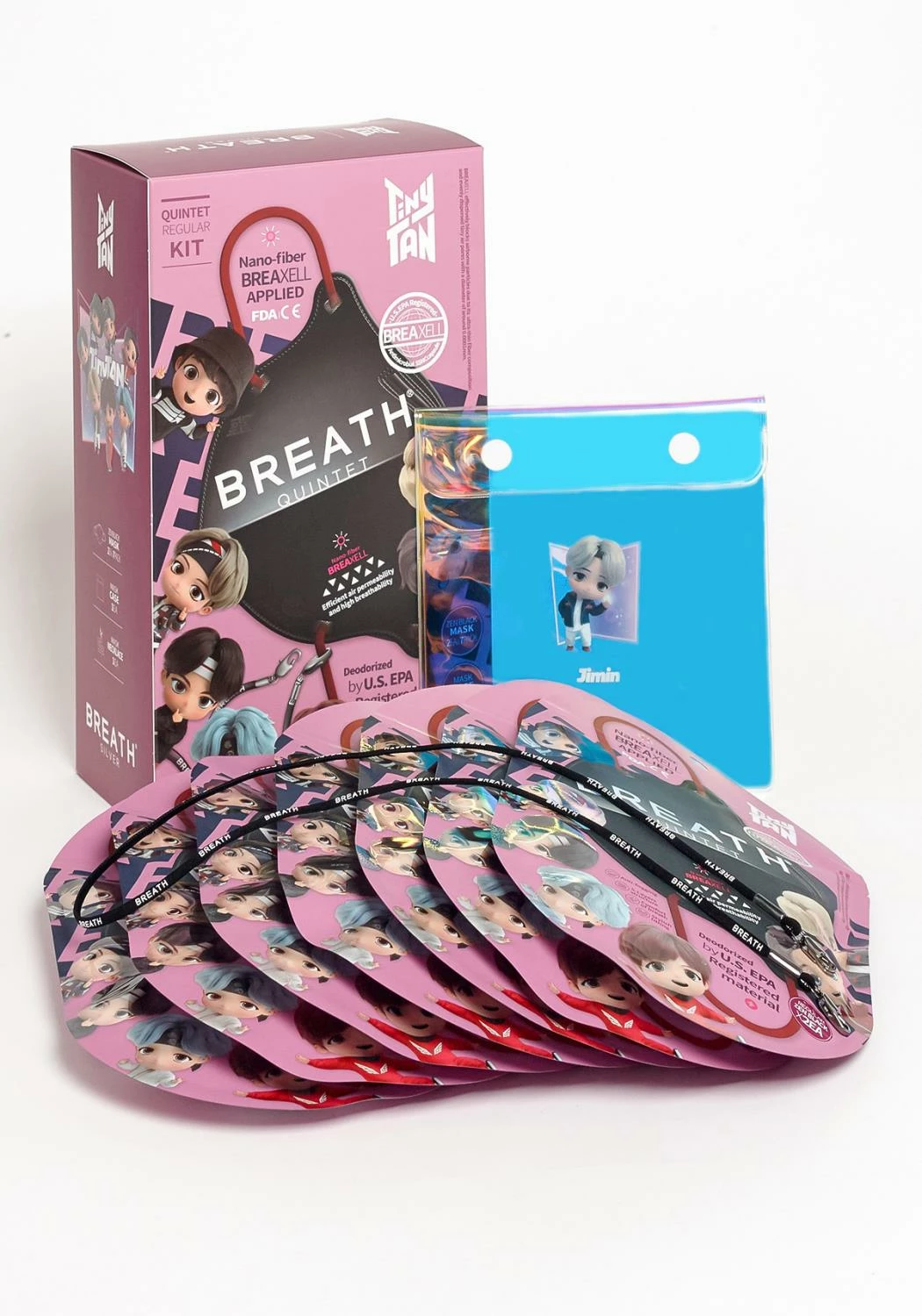 Tiny Tan BTS Breath Quintet Regular Kit - Black 1 Tiny Tan BTS Breath Quintet Regular Kit - Black