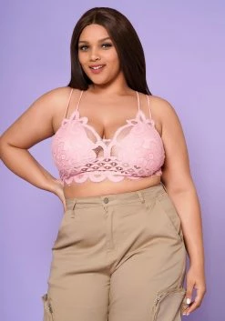 Asoph Plus Size Crochet Cami Crop Top -Asoph Sales Shop 2017515 003 3