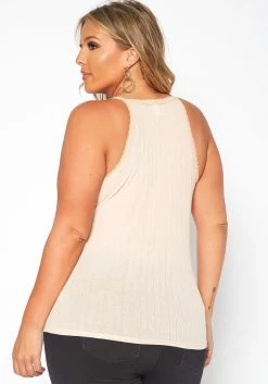 Asoph Plus Size Lace Trim Cami Top -Asoph Sales Shop 2017586 141 3