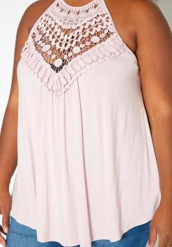 Asoph Plus Size Crochet Hem Cami Top -Asoph Sales Shop 2017631 119 4
