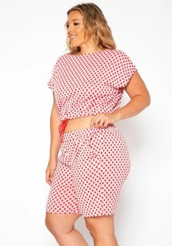 Asoph Plus Size Polka Dot Two Piece Set -Asoph Sales Shop 2017767 110 1