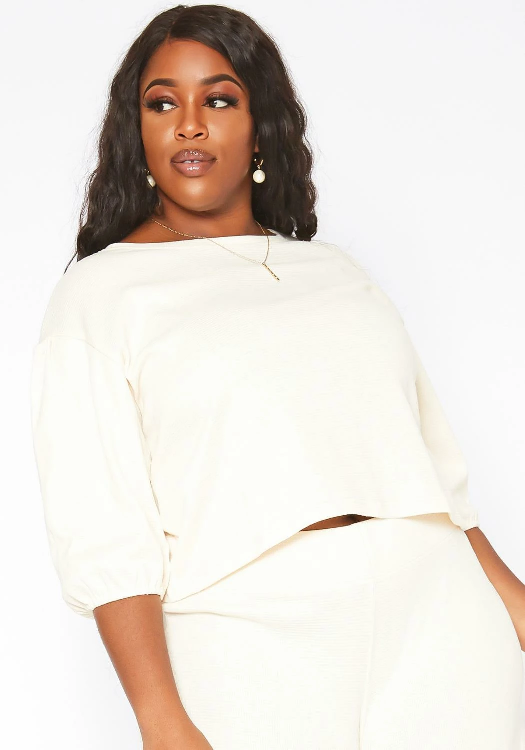 Asoph Plus Size Relaxed Fit Crew Neck Top 2 Asoph Plus Size Relaxed Fit Crew Neck Top - Image 2