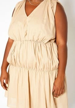 Asoph Plus Size Tiered Puffy Flare Mini Dress 10 Asoph Plus Size Tiered Puffy Flare Mini Dress -Asoph Sales Shop 2018090 142 5