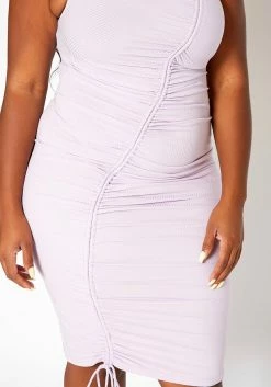 Asoph Plus Size Drawstring Hem Bodycon Mini Dress -Asoph Sales Shop 2018095 104 4