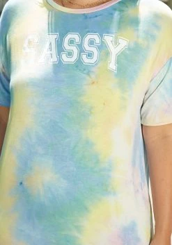 Asoph Plus Size Sassy Statement Tie Dye Two Piece Set -Asoph Sales Shop 2018137 128 0