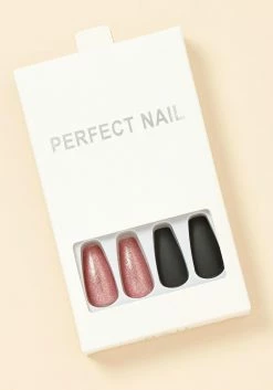 Lux Perfect False Nail Set - Rose Golden