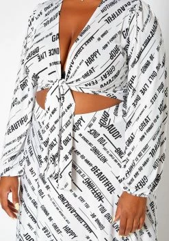 Asoph Plus Size Statement Crop Top & Maxi Skirt Set -Asoph Sales Shop 2018248 177 4