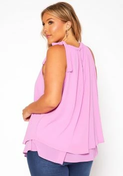 Asoph Plus Size Chiffon Cami Blouse -Asoph Sales Shop 2018258 104 2