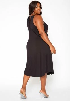 Asoph Plus Size Basic Cami Midi Dress -Asoph Sales Shop 2018277 001 3