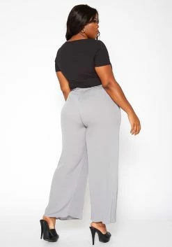 Asoph Plus Size High Waist Palazzo Pants -Asoph Sales Shop 2018352 400 3