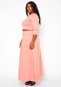 Asoph Plus Size Effortless Two Piece Set -Asoph Sales Shop 2018396 003 3