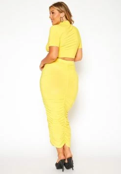 Asoph Plus Size Ruched Design Two Piece Set -Asoph Sales Shop 2018400 105 3