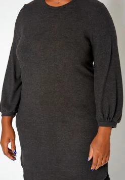 Asoph Plus Size High Low Basic Knit Dress -Asoph Sales Shop 2018411 001 4