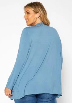 Asoph Plus Size Casual Open Front Cardigan -Asoph Sales Shop 2018502 243 3