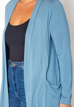 Asoph Plus Size Casual Open Front Cardigan -Asoph Sales Shop 2018502 243 4