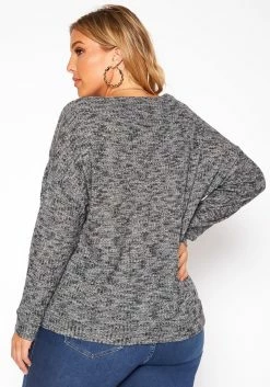 Asoph Plus Size Waffle Knit Sweater -Asoph Sales Shop 2018505 108 3