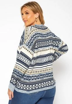 Asoph Plus Size Multi Knit Sweater -Asoph Sales Shop 2018590 117 3