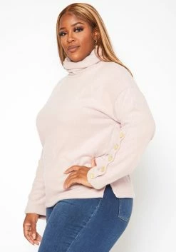 Plus Size Turtleneck Knit Sweater -Asoph Sales Shop 2018694 119 2